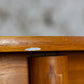 Table ronde vintage extensible en teck, 1960