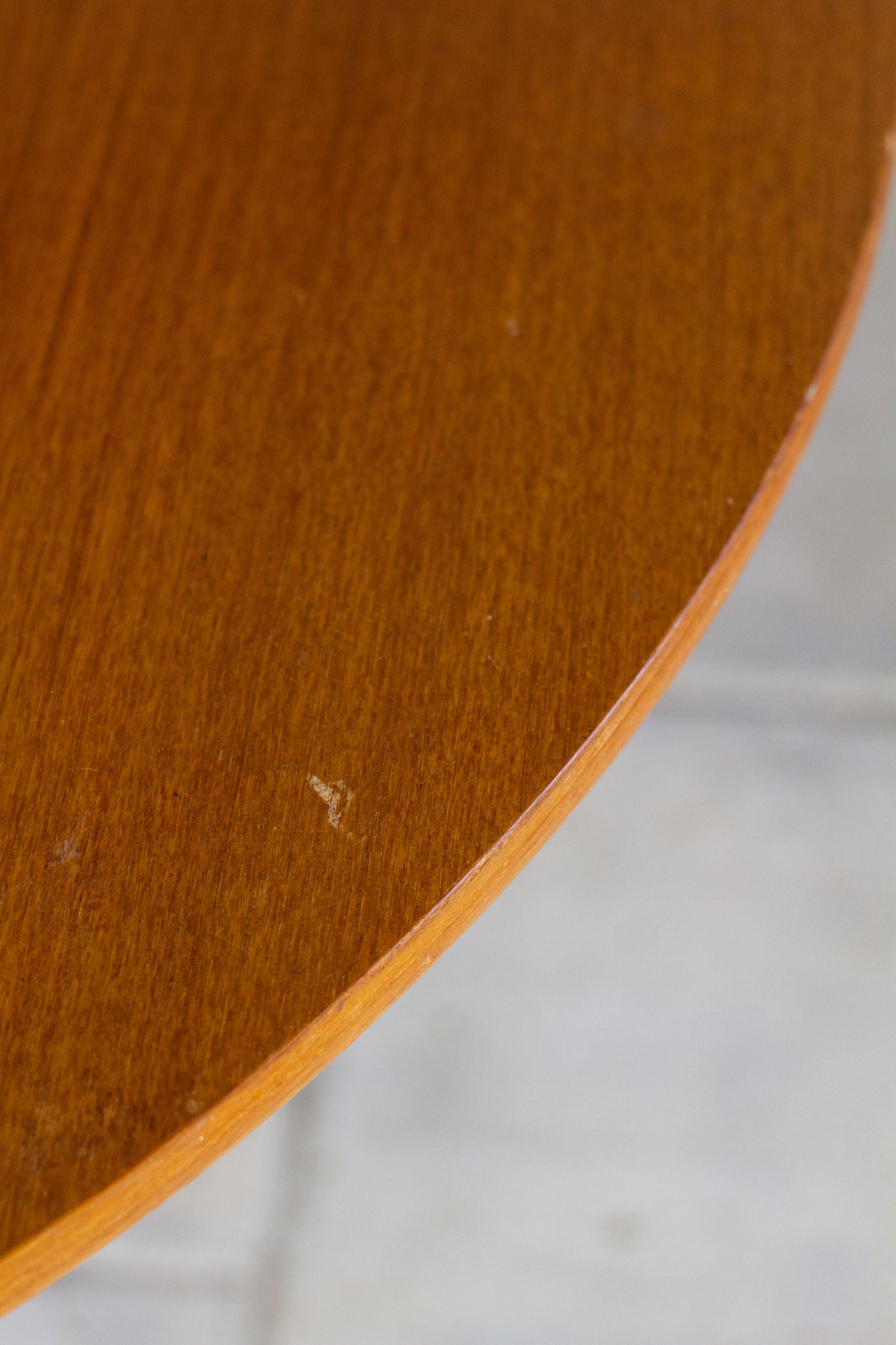 Table ronde vintage extensible en teck, 1960