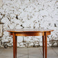 Table ronde vintage extensible en teck, 1960