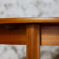 Table ronde vintage extensible en teck, 1960