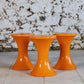 Tabouret Tam Tam orange par Henri Massonnet pour Stamp, 1970