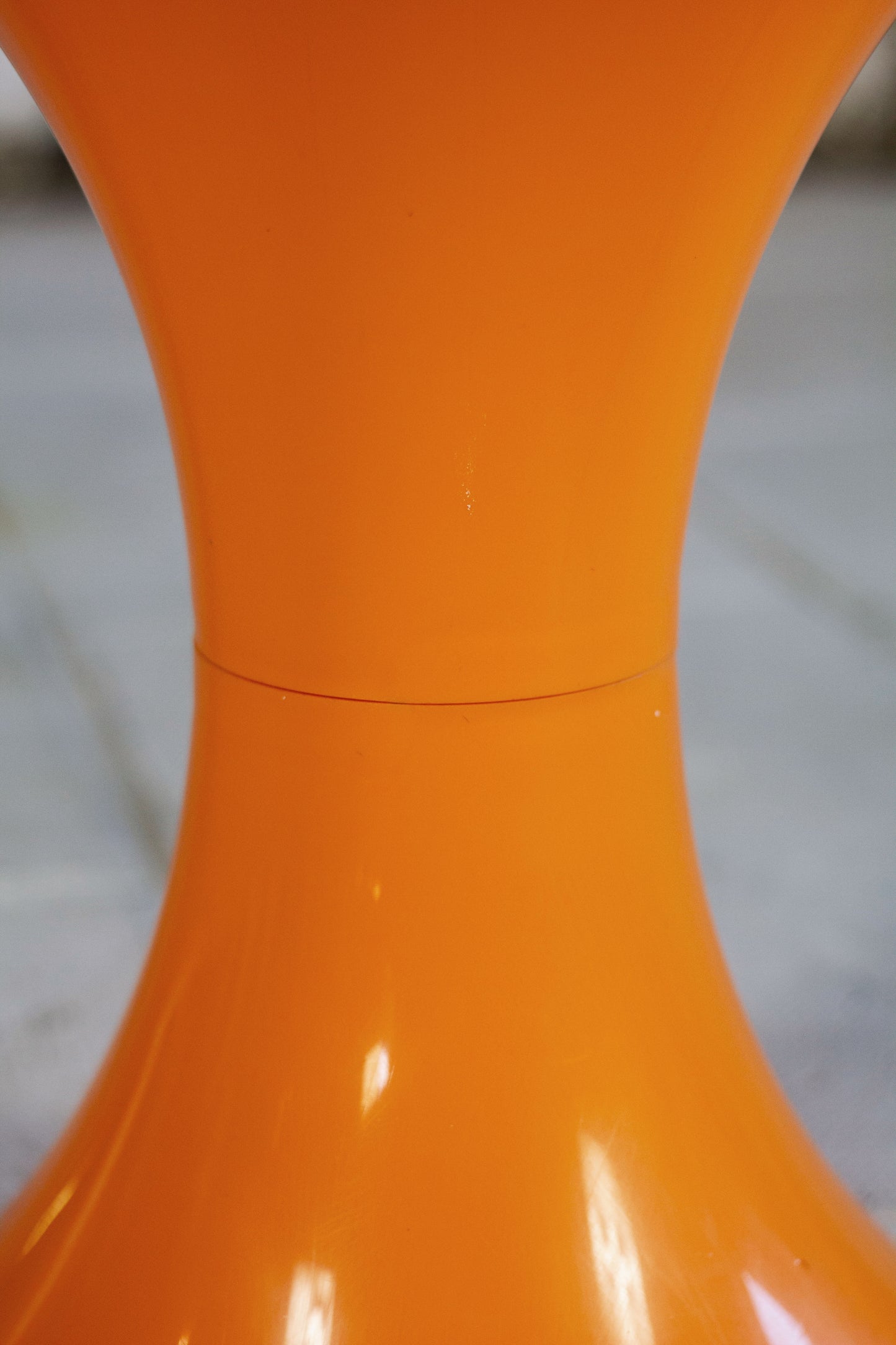 Tabouret Tam Tam orange par Henri Massonnet pour Stamp, 1970