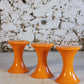 Tabouret Tam Tam orange par Henri Massonnet pour Stamp, 1970