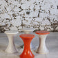 Tabouret Tam Tam orange foncé par Henri Massonnet pour Stamp, 1970