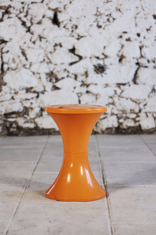 Tabouret Tam Tam orange par Henri Massonnet pour Stamp, 1970