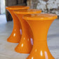 Tabouret Tam Tam orange par Henri Massonnet pour Stamp, 1970