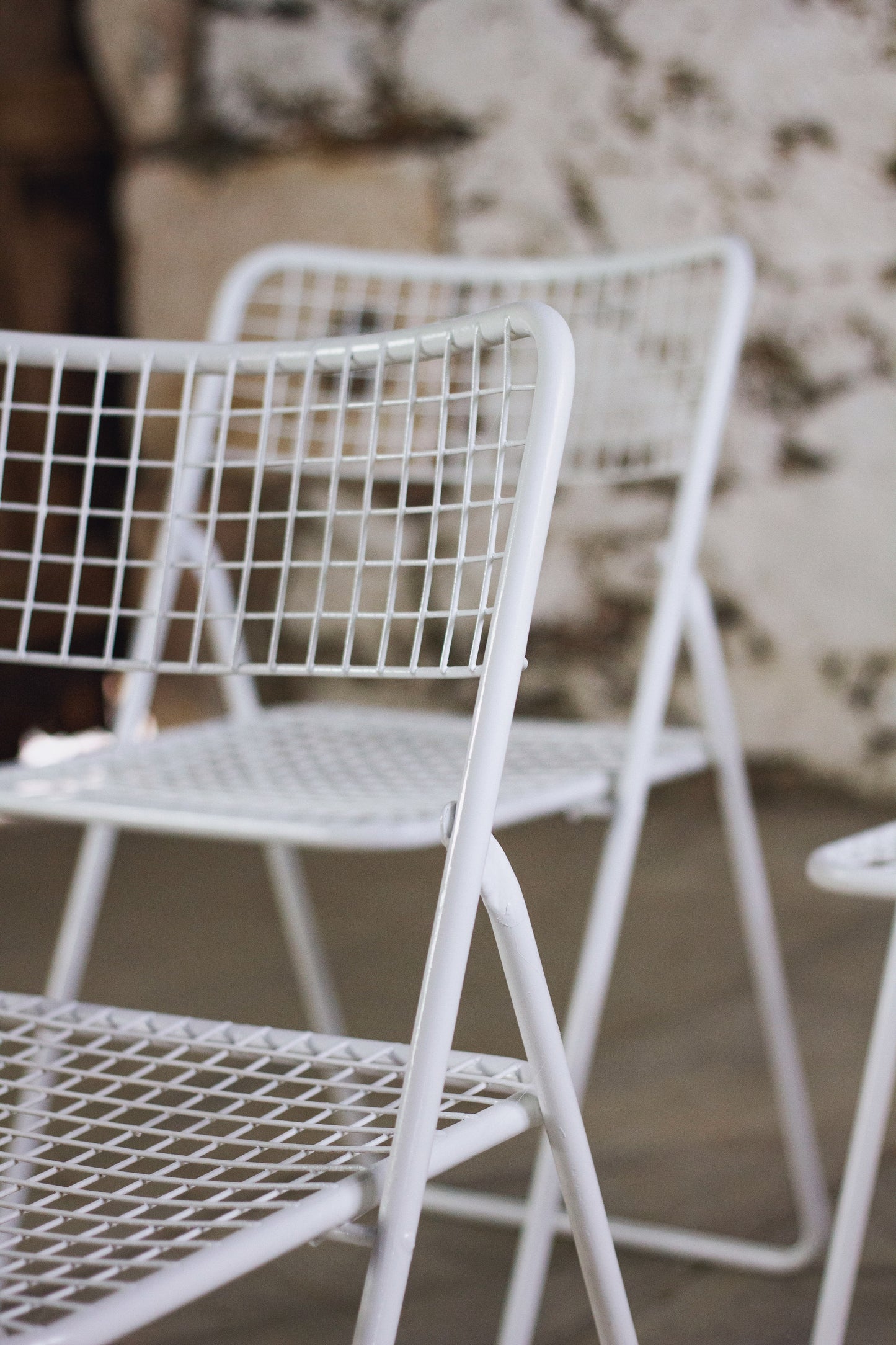 4 chaises pliantes "Ted net" par Niels Gammelgaard pour IKEA