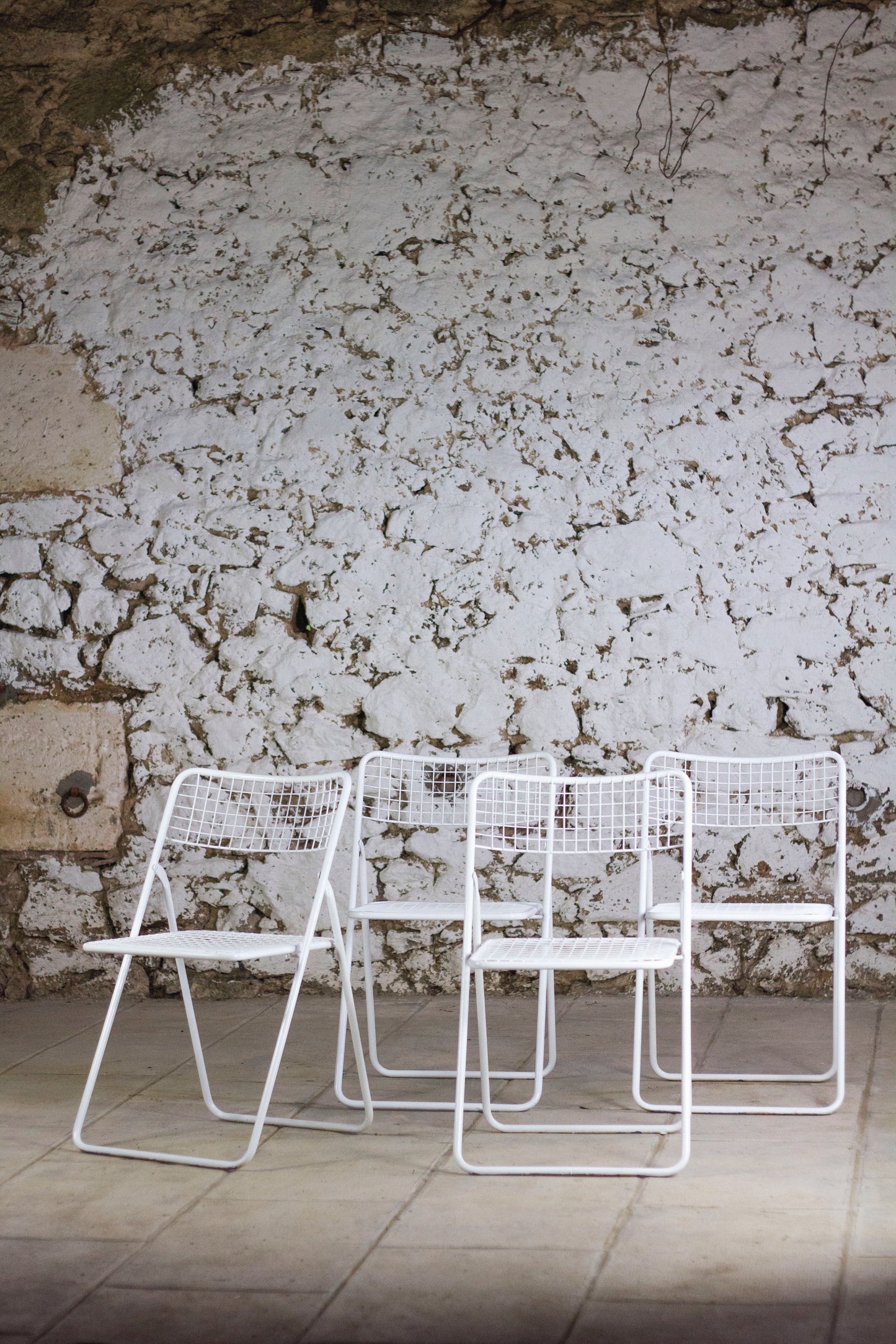 4 chaises pliantes "Ted net" par Niels Gammelgaard pour IKEA