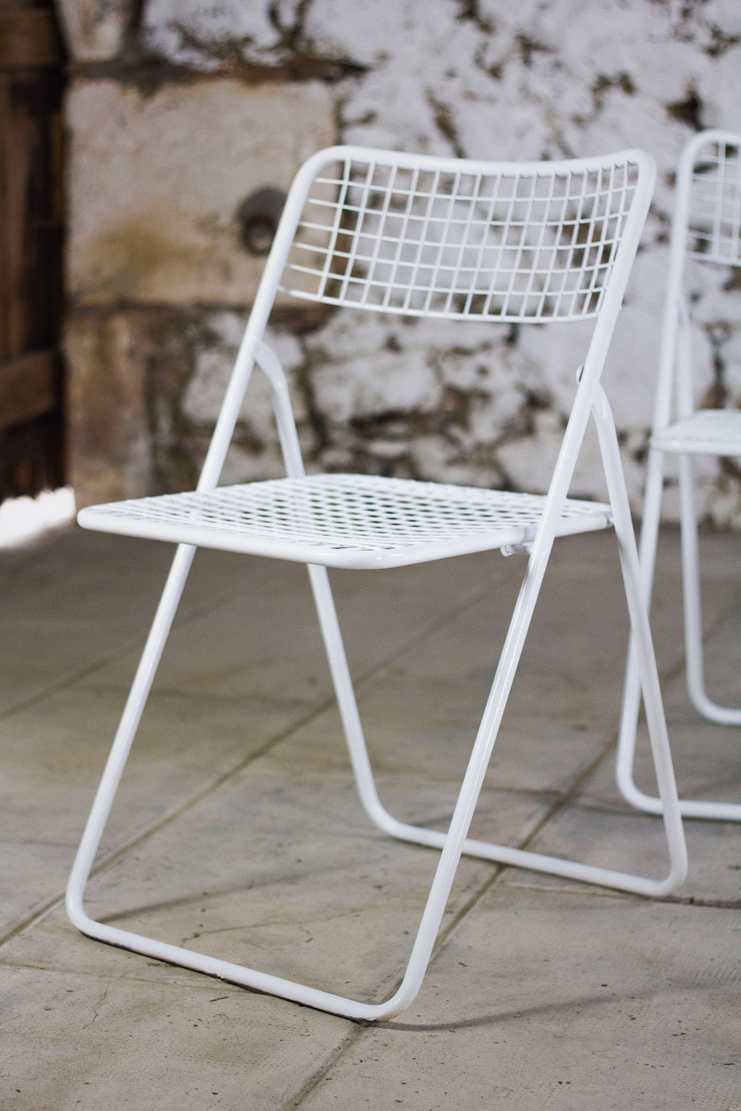 4 chaises pliantes "Ted net" par Niels Gammelgaard pour IKEA