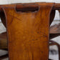 Fauteuil "safari" en cuir et bambou par Tito Agnoli, 1960