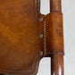 Fauteuil "safari" en cuir et bambou par Tito Agnoli, 1960