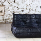 Canapé Togo noir 3 places par Michel Ducaroy, LIGNE ROSET