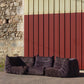 Ensemble de 3 canapés Togo en velours aubergine par Michel Ducaroy, LIGNE ROSET, 1973