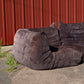 Ensemble de 3 canapés Togo en velours aubergine par Michel Ducaroy, LIGNE ROSET, 1973
