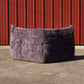 Ensemble de 3 canapés Togo en velours aubergine par Michel Ducaroy, LIGNE ROSET, 1973