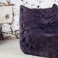 Ensemble de 3 canapés Togo en velours aubergine par Michel Ducaroy, LIGNE ROSET, 1973