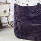Chauffeuse 1 place Togo aubergine par Michel Ducaroy pour Ligne Roset