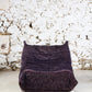 Ensemble de 3 canapés Togo en velours aubergine par Michel Ducaroy, LIGNE ROSET, 1973