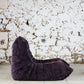 Chauffeuse 1 place Togo aubergine par Michel Ducaroy pour Ligne Roset