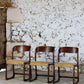 Lot de 3 chaises Traineau par Baumann, 1960