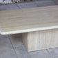Grande table basse travertin italien, 1970