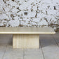 Grande table basse travertin italien, 1970