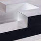 Table basse bar bois et acier Willy Rizzo, 1970
