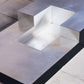 Table basse bar bois et acier Willy Rizzo, 1970