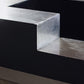 Table basse bar bois et acier Willy Rizzo, 1970