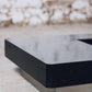 Table basse bar bois et acier Willy Rizzo, 1970