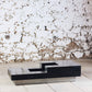 Table basse bar bois et acier Willy Rizzo, 1970
