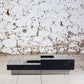 Table basse bar bois et acier Willy Rizzo, 1970