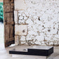 Table basse bar bois et acier Willy Rizzo, 1970