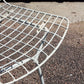 Chaise Wire blanche par Harry Bertoia pour Knoll