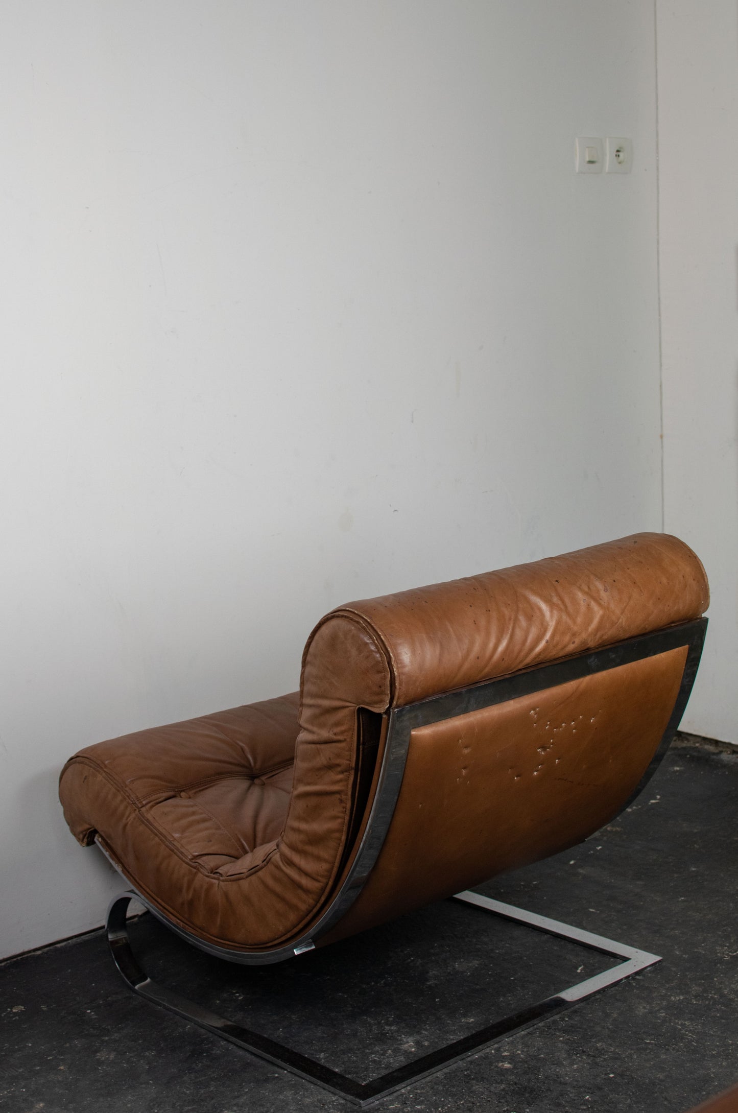 Fauteuil "lounge" par Renato Balestra pour Cinova, 1973