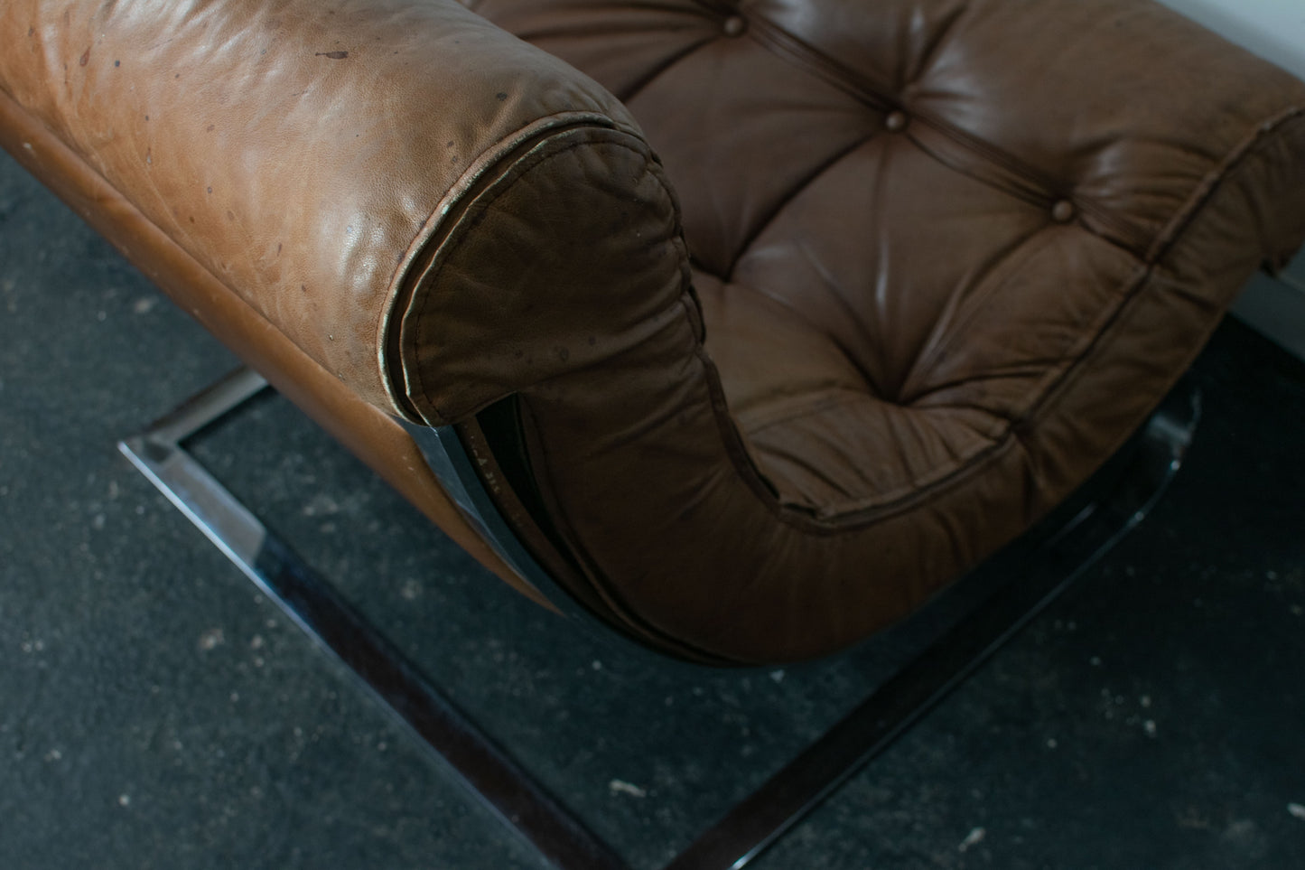 Fauteuil "lounge" par Renato Balestra pour Cinova, 1973