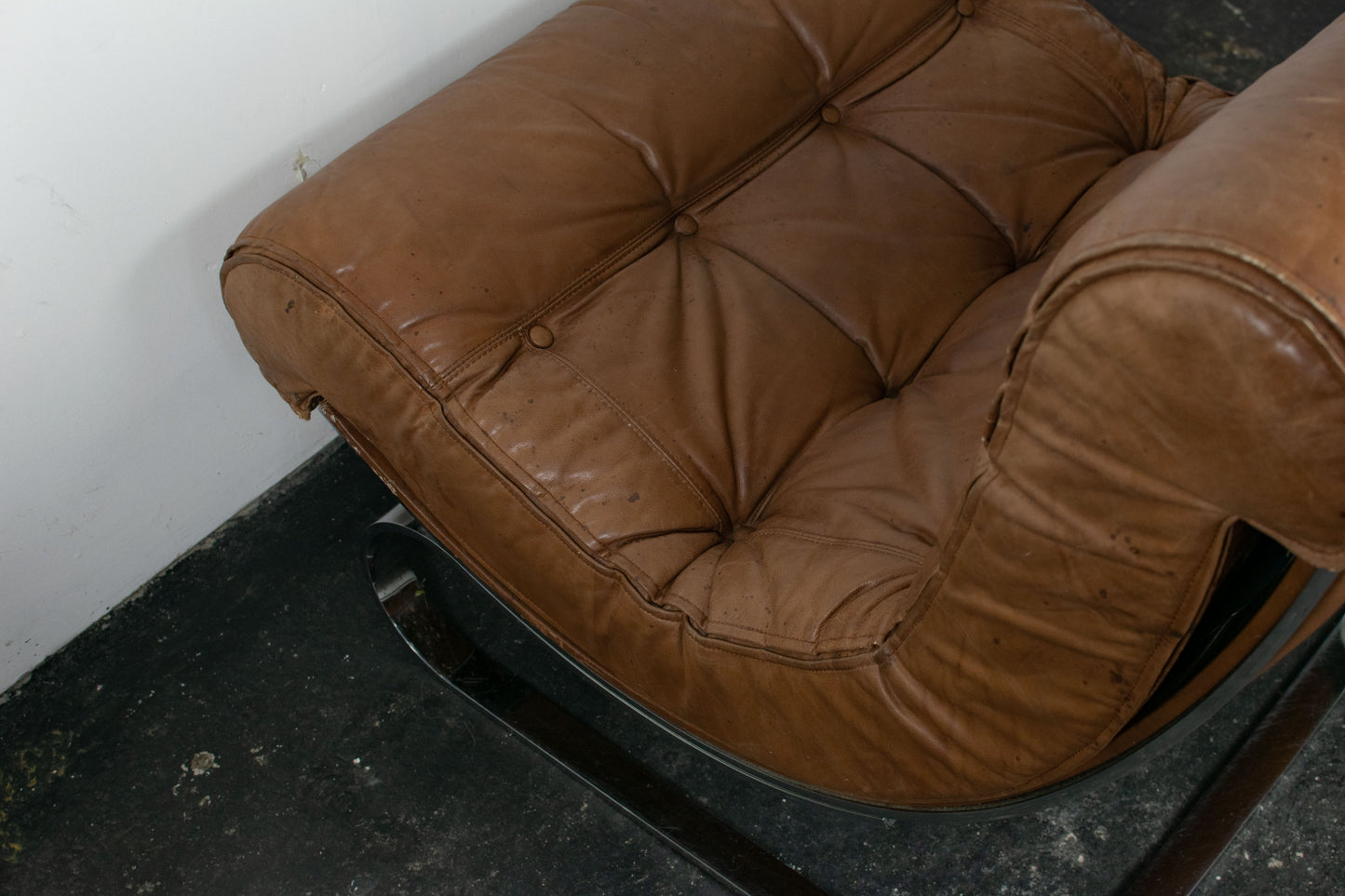 Fauteuil "lounge" par Renato Balestra pour Cinova, 1973