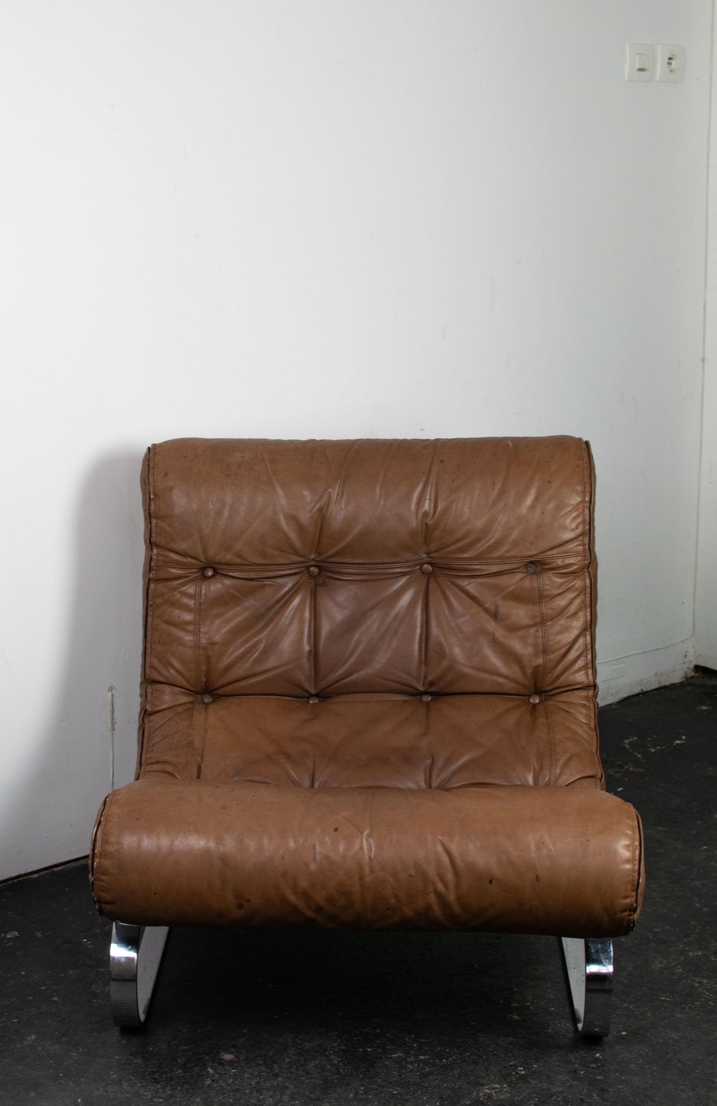 Fauteuil "lounge" par Renato Balestra pour Cinova, 1973