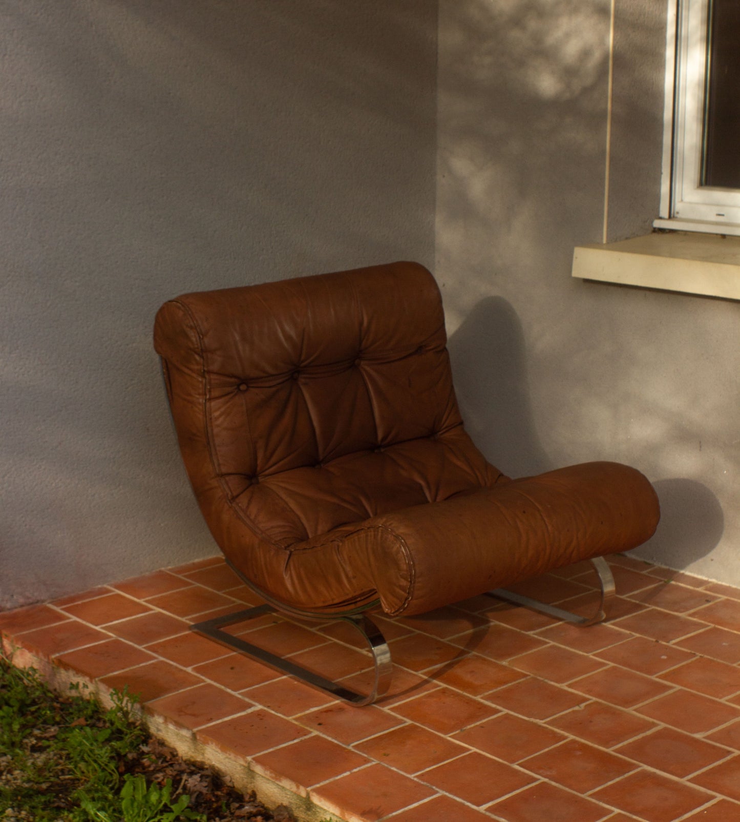 Fauteuil "lounge" par Renato Balestra pour Cinova, 1973