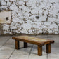 Table basse brutaliste chêne, 1960