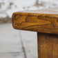 Table basse brutaliste chêne, 1960
