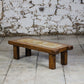Table basse brutaliste chêne, 1960