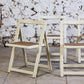 4 chaises pliantes en cannage style Aldo Jacober, 1960