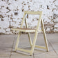 4 chaises pliantes en cannage style Aldo Jacober, 1960