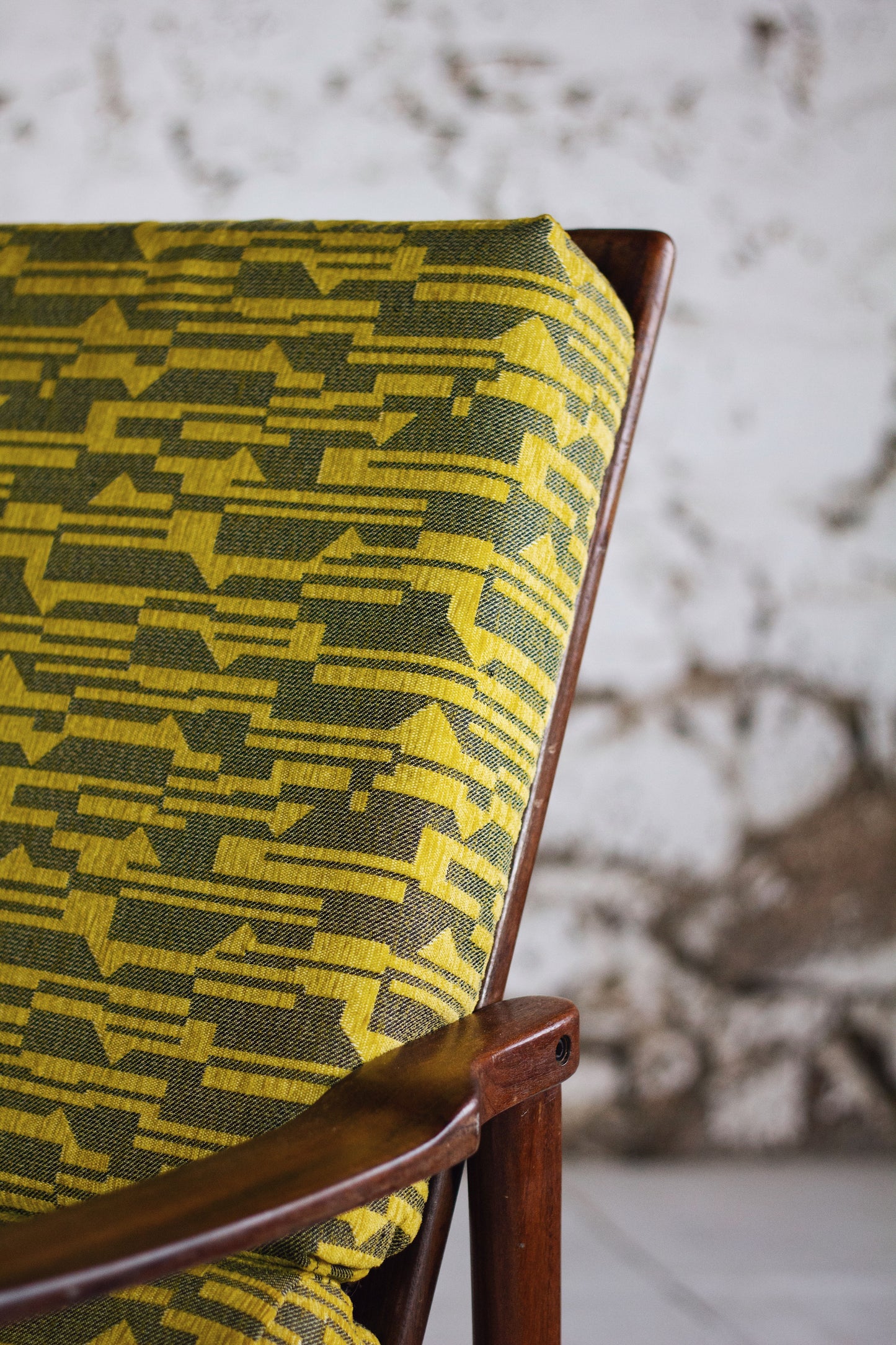 Fauteuil scandinave danois vintage en teck, 1960