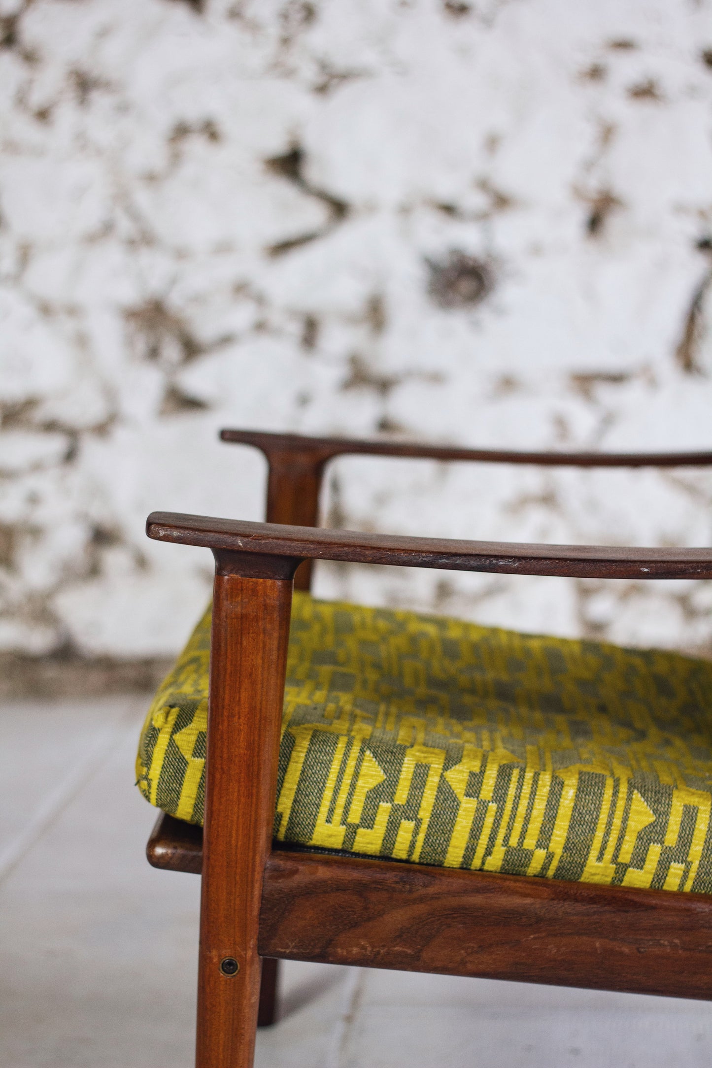 Fauteuil scandinave danois vintage en teck, 1960