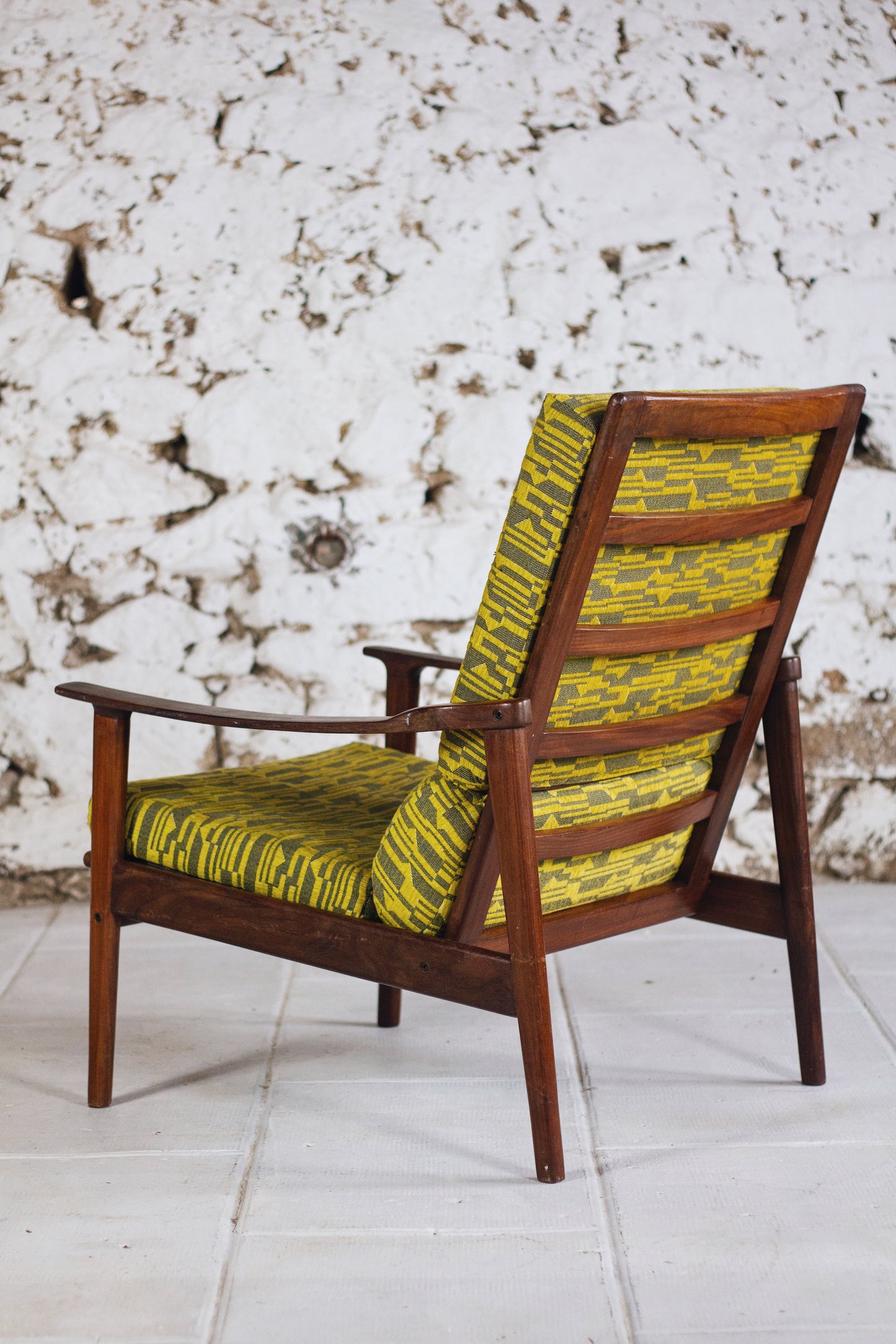 Fauteuil scandinave danois vintage en teck, 1960