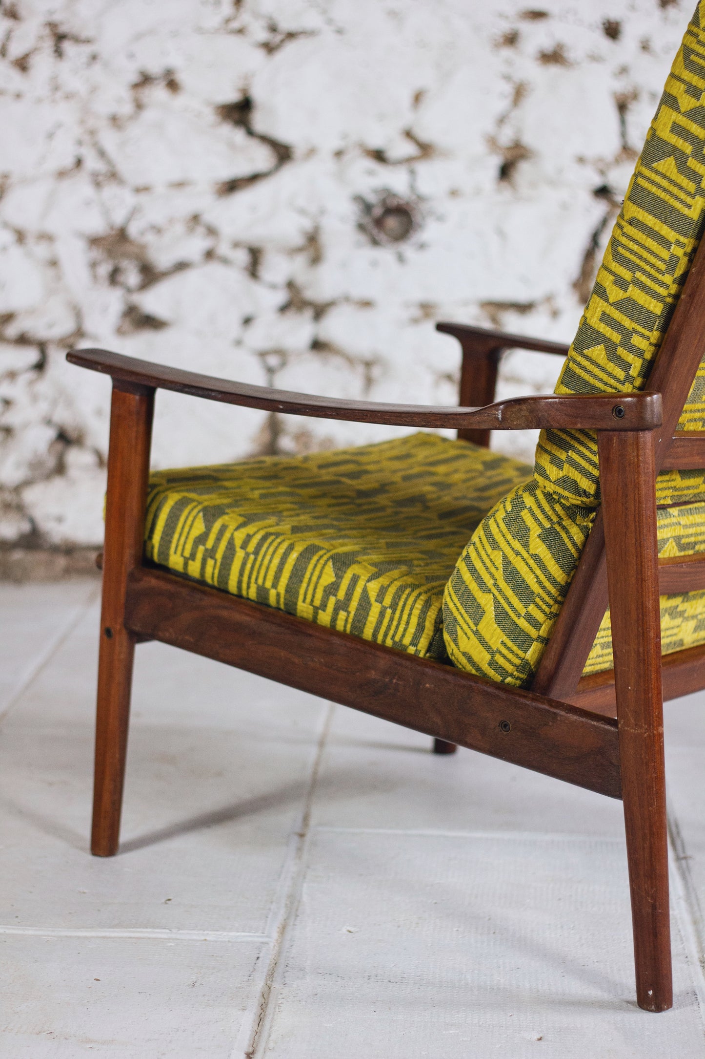 Fauteuil scandinave danois vintage en teck, 1960