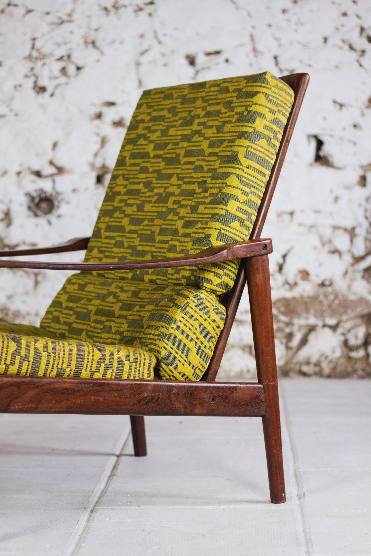 Fauteuil scandinave danois vintage en teck, 1960