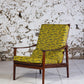 Fauteuil scandinave danois vintage en teck, 1960